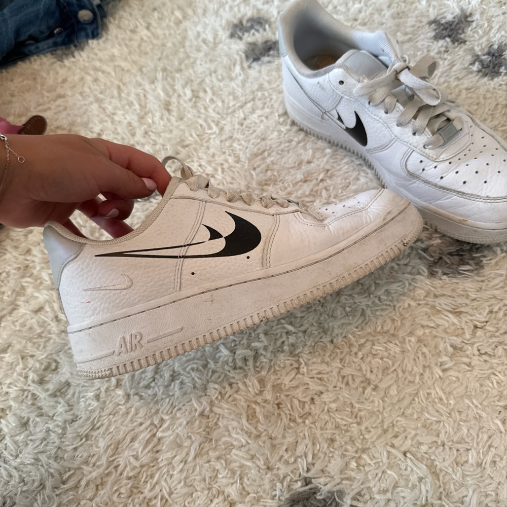 Nike Air White and Black Shoes